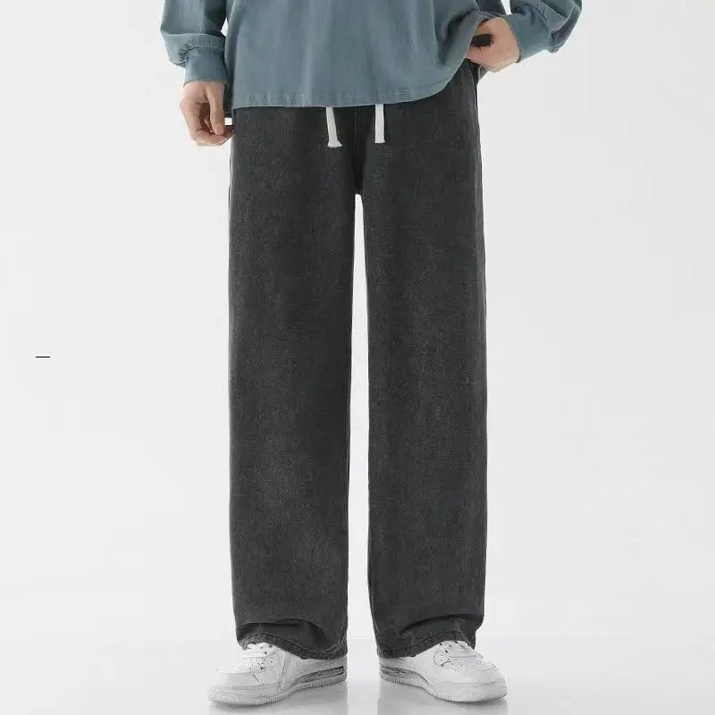 Casual Pants for Men Men's Clothing Male Clothes Baggy Pants Man Sport Big Size Gym Mens Trousers Cargo Sweatpants Y2k Tracksuit - 28.44